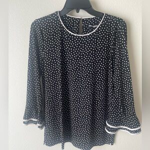 Karl Lagerfeld Polka Dot Blouse